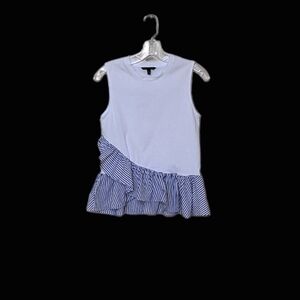 Banana Republic Tank Top Peplum Sailor Nautical Coastal Women's XS